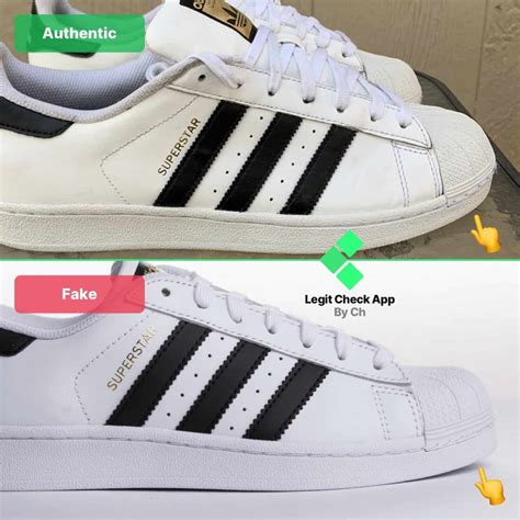 fake vs real adidas superstar|adidas originals authentic superstar.